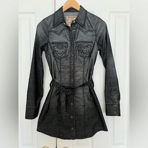 True religion denim courderoy dress size xs